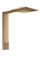 AXOR-HG-AXOR-ShowerComposition-Brausenmodul-250-250-2jet-mit-Schulterbrause-Brushed-Bronze-12594140 gallery number 1